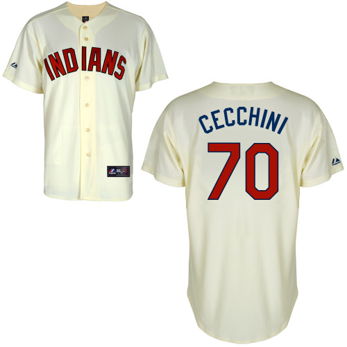 Garin Cecchini #70 mlb Jersey-Boston Red Sox Women's Authentic Alternate 2 White Cool Base Baseball Jersey